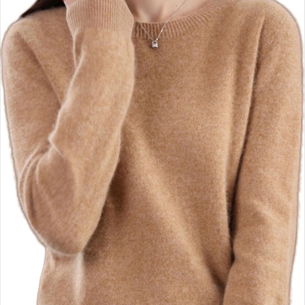 Women's Cashmere Tan Sweater
